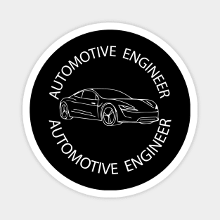 Best design Automotive engineer car mechanics Magnet